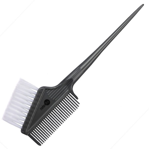 Кисть для окрашивания волос с расческой серая / MelonPro, 21.3*7 см