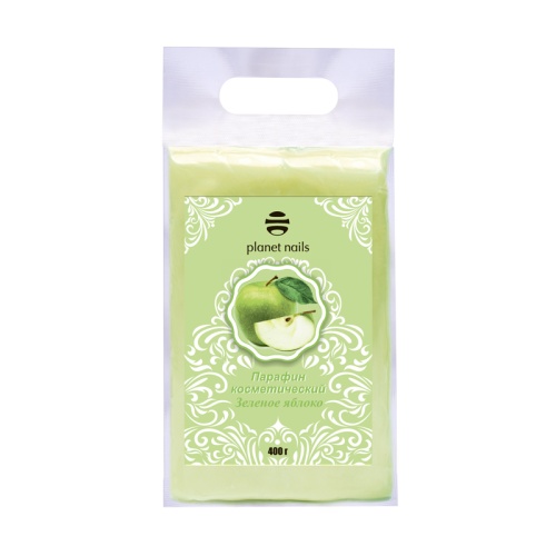 Парафин косметический Зелёное яблоко / Planet Nails, 400 г