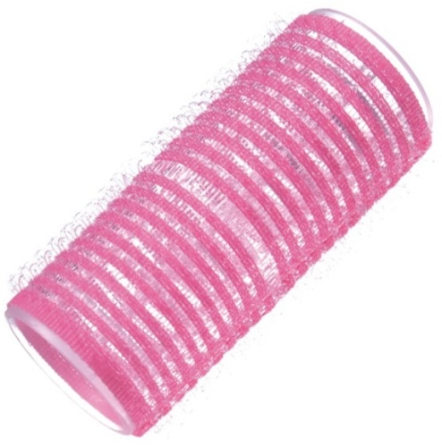 Бигуди-липучки Ø 24*63 мм розовые / MelonPro 