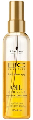 Спрей-кондиционер "Золотое Сияние" с аргановым маслом / Schwarzkopf BC Miracle Oil, 150 мл 