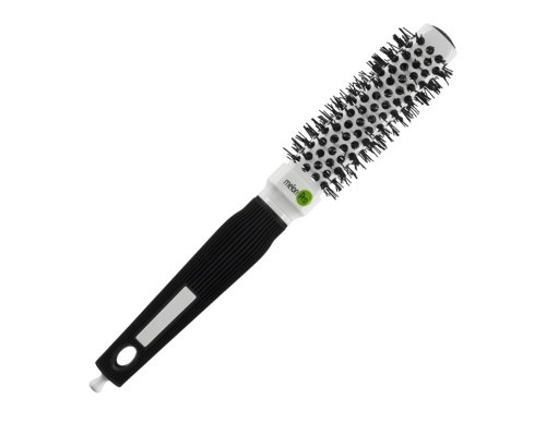 Термобрашинг квадратный с прорезиненной ручкой MelonPro, ionic&ceramic 25 мм