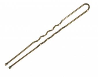 Шпильки для волос бронзовые 75 мм, на блистере арт.CH54139