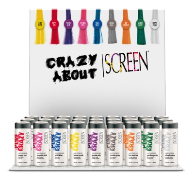 Гель красящий "Красный" / Screen PURE CRAZY Poppy Red, 100 мл 