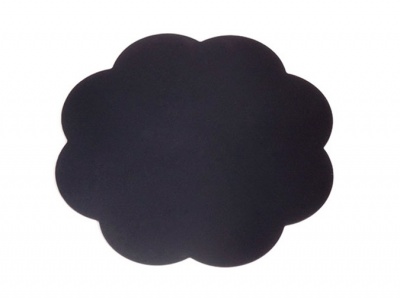 Силиконовый коврик для дизайна ногтей Цветок - черный / TNL Professional
