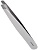 Пинцет для бровей косой АТ-862 / Silver Star SPECIAL