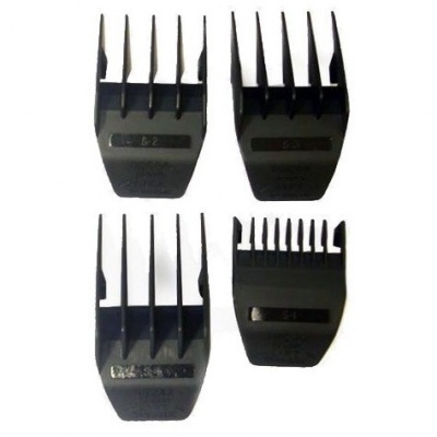 Набор пластиковых насадок Wahl Attachment comb set # 1-4 черная
